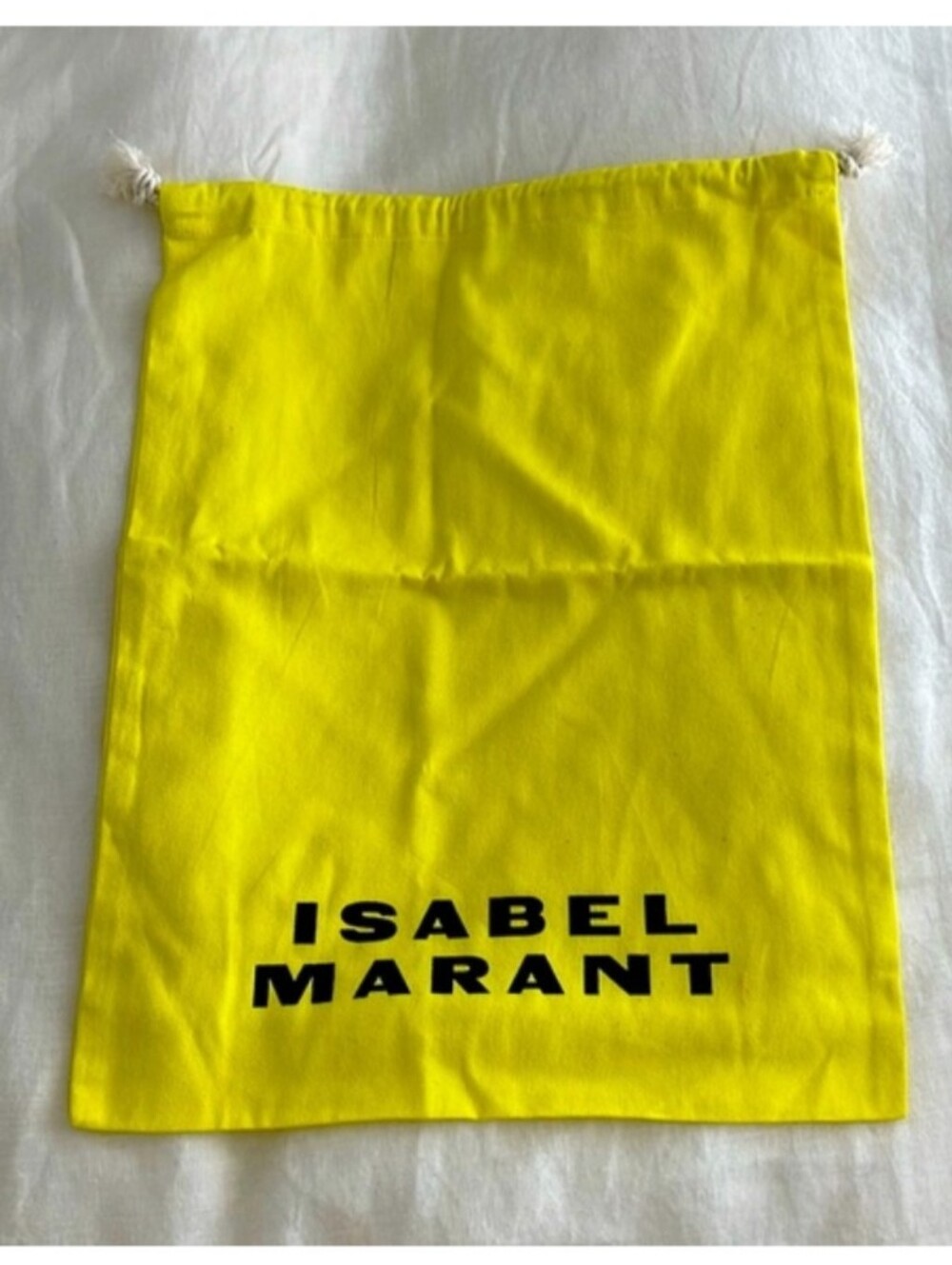 Isabel Marant Bright Yellow Drawstring Dust Bag